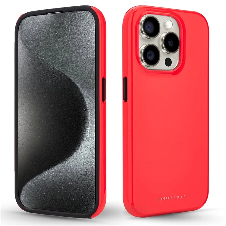 SIMPLY ROAR Capa compatível com iPhone 13 Pro com MagSafe, à prova de choques - Preta