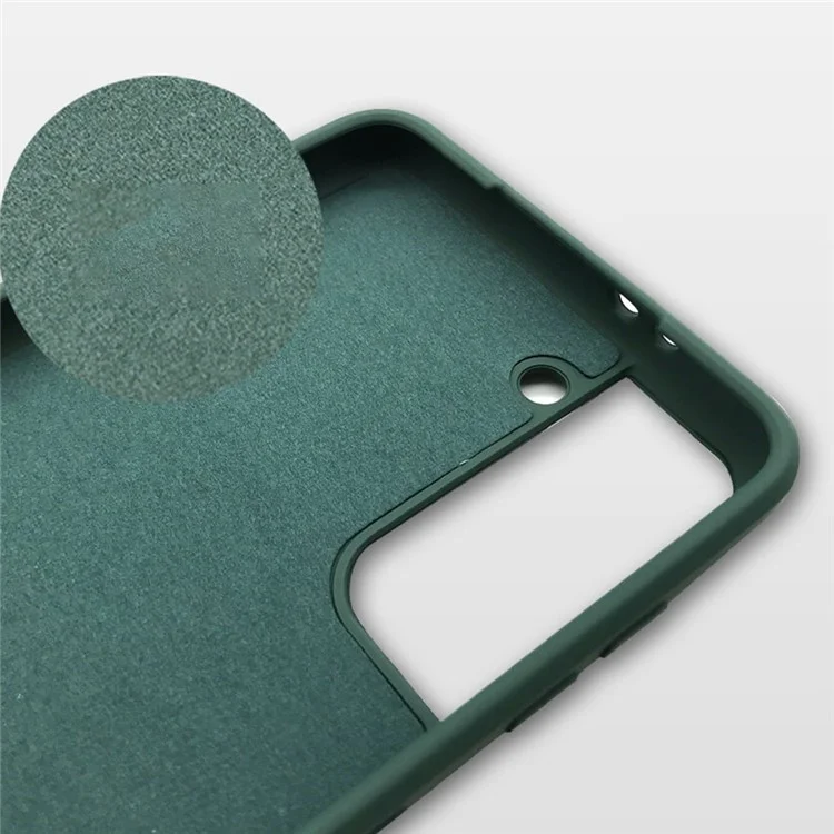 SIMPLY ROAR Funda para Samsung Galaxy S23 con soporte de anillo y soporte, funda de silicona líquida para teléfono - Verde del ejército