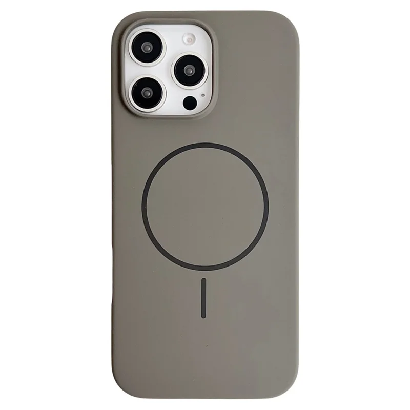 For iPhone 16 Pro Case Compatible with MagSafe Silicone Phone Back Cover - Grey