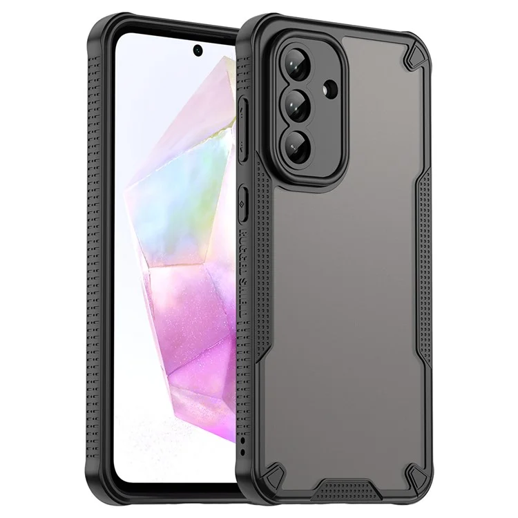 Custodia ibrida opaca per Samsung Galaxy A56 5G - Nera