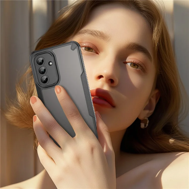 Custodia ibrida opaca per Samsung Galaxy A56 5G - Nera