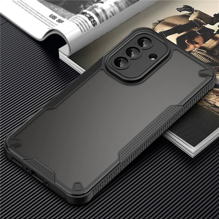 Custodia ibrida opaca per Samsung Galaxy A56 5G - Nera