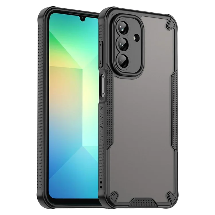 Custodia ibrida opaca per Samsung Galaxy A26 5G - Nero