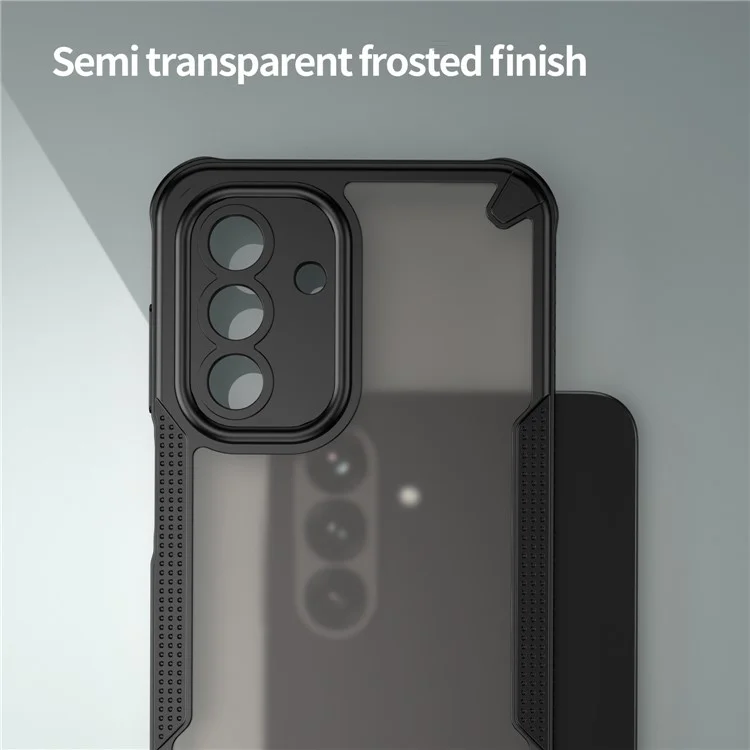 Custodia ibrida opaca per Samsung Galaxy A26 5G - Nero