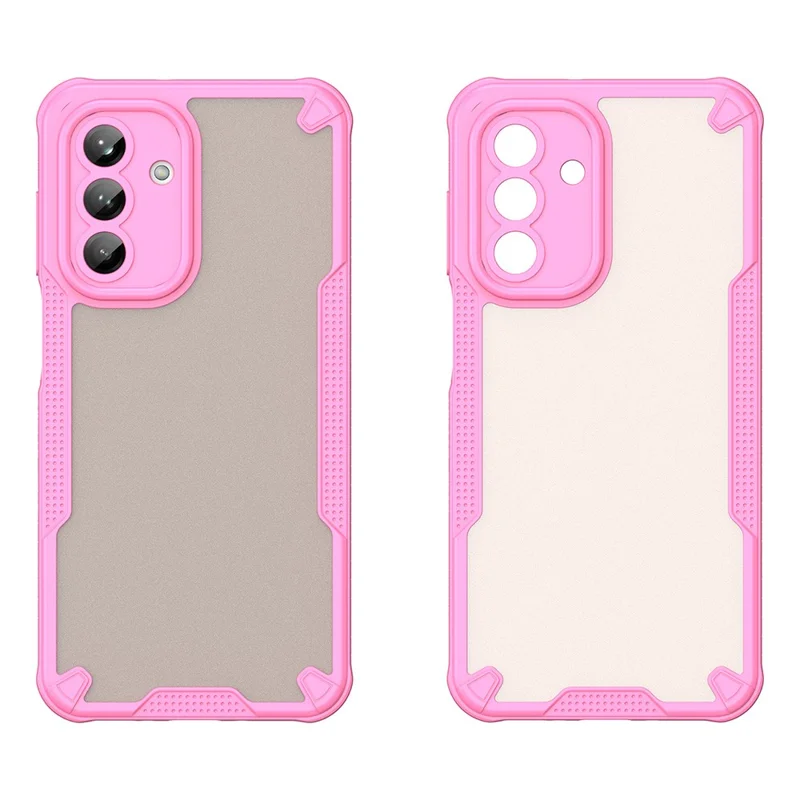 For Samsung Galaxy A26 5G Case Hybrid Frosted Phone Back Cover - Pink