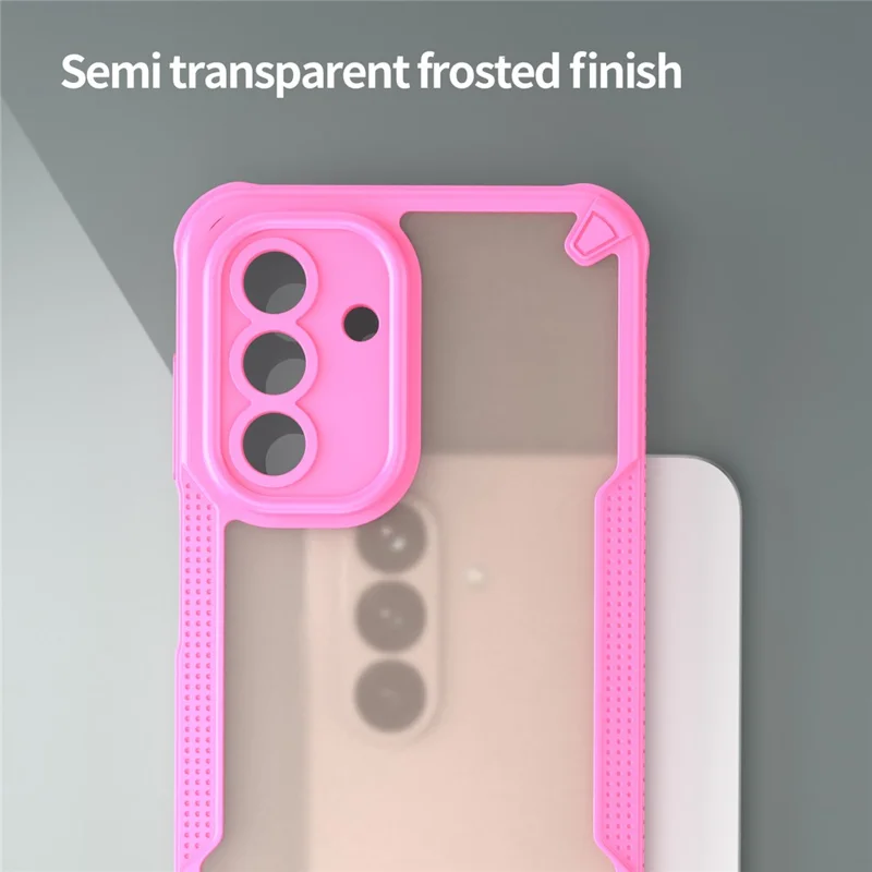For Samsung Galaxy A26 5G Case Hybrid Frosted Phone Back Cover - Pink