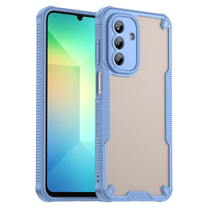 For Samsung Galaxy A26 5G Case Hybrid Frosted Phone Back Cover - Blue