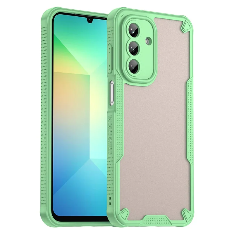 For Samsung Galaxy A26 5G Case Hybrid Frosted Phone Back Cover - Green