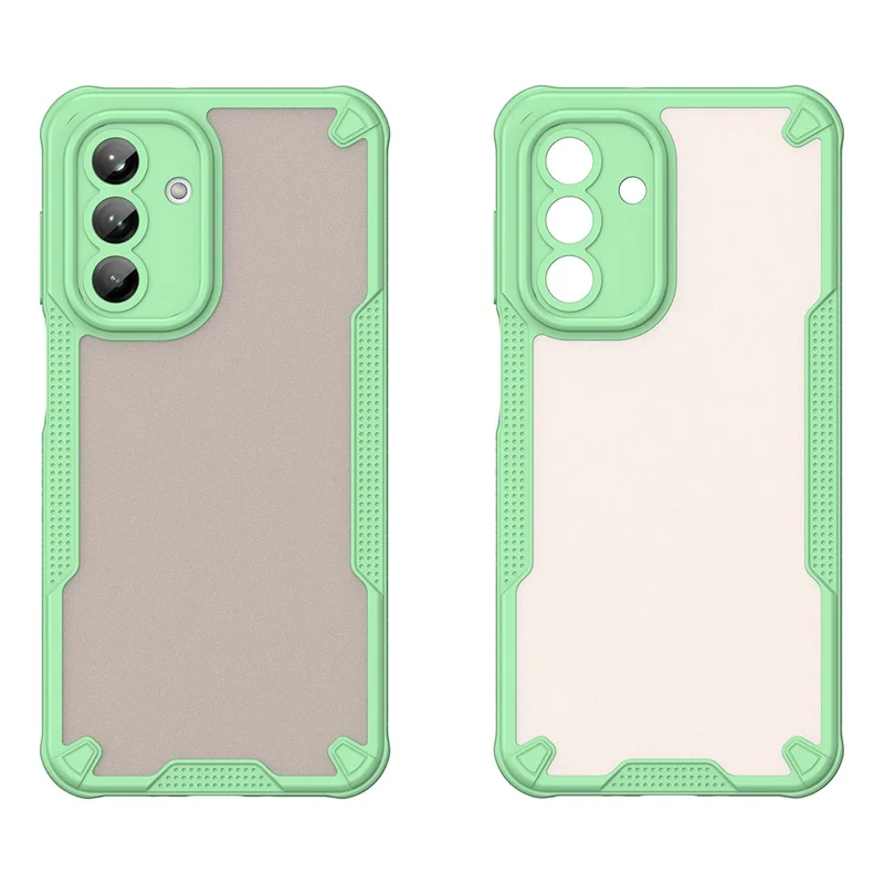 For Samsung Galaxy A26 5G Case Hybrid Frosted Phone Back Cover - Green