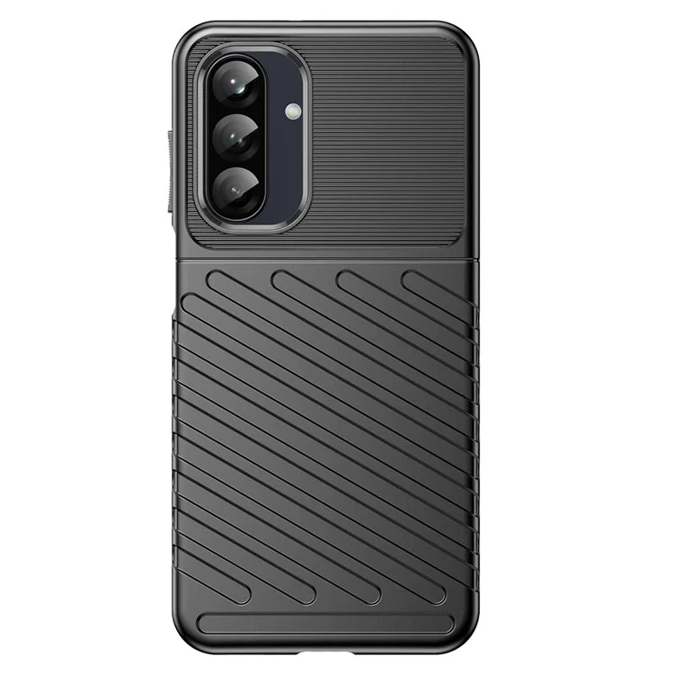 Чехол для Samsung Galaxy A26 5G, твиловая текстура, ударопрочный защитный чехол для телефона - черный