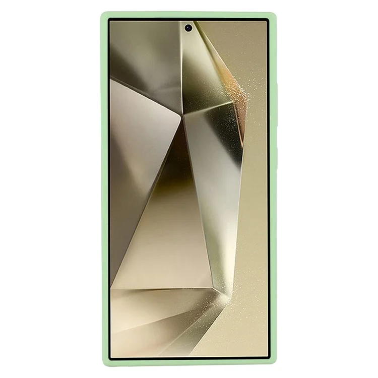 Для Samsung Galaxy S23 Ultra Чехол для сотового телефона Жидкий силиконовый ударопрочный чехол - Зеленый
