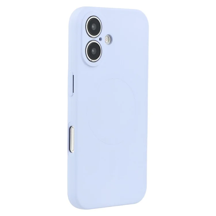 Capa para iPhone 16 Plus compatível com MagSafe, à prova de choque, em TPU - Roxo claro