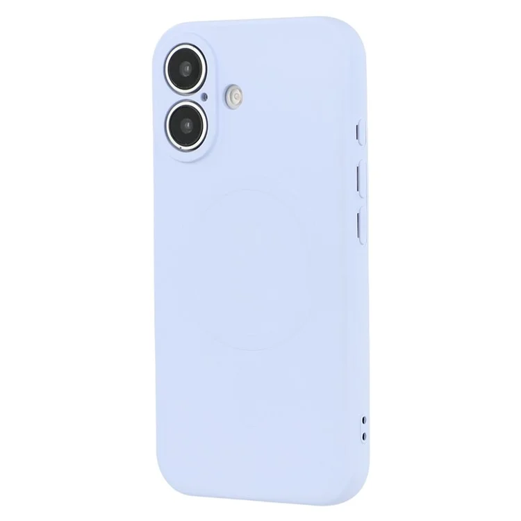 Capa para iPhone 16 Plus compatível com MagSafe, à prova de choque, em TPU - Roxo claro