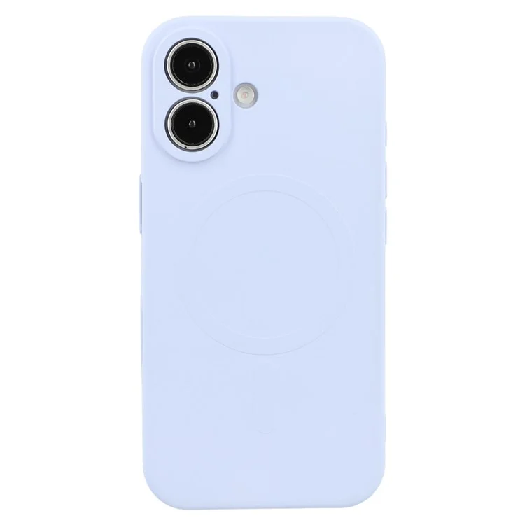 Capa para iPhone 16 Plus compatível com MagSafe, à prova de choque, em TPU - Roxo claro