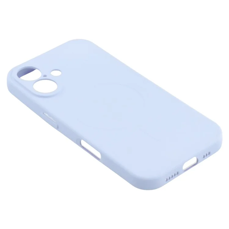 Capa para iPhone 16 Plus compatível com MagSafe, à prova de choque, em TPU - Roxo claro