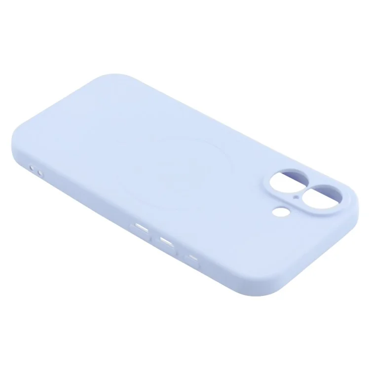 Capa para iPhone 16 Plus compatível com MagSafe, à prova de choque, em TPU - Roxo claro