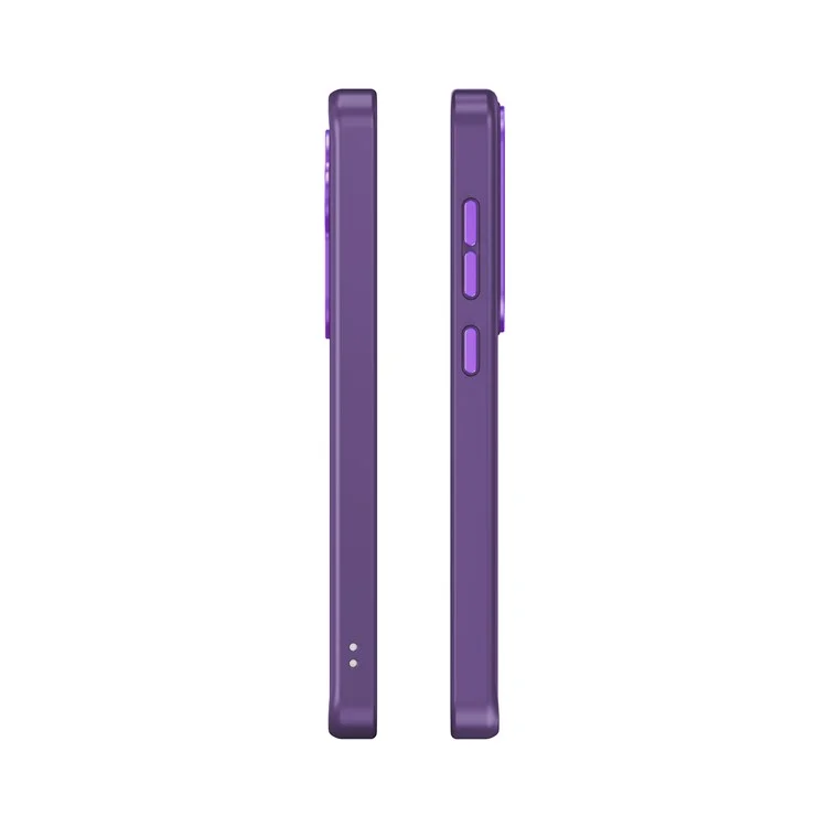 Für Samsung Galaxy S25+ Hülle Magnetischer Ständer TPU + PC Telefonabdeckung Hautfreundliche Berührung - Dunkelviolett