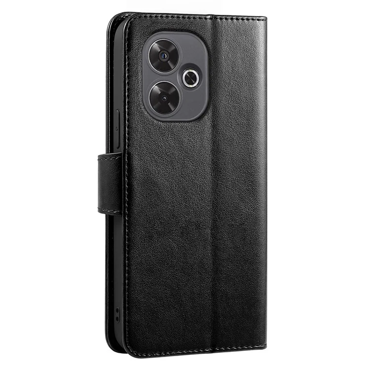 Étui pour Xiaomi Redmi 13 5G Support Porte-Carte Portefeuille Housse en Cuir pour Téléphone - Noir