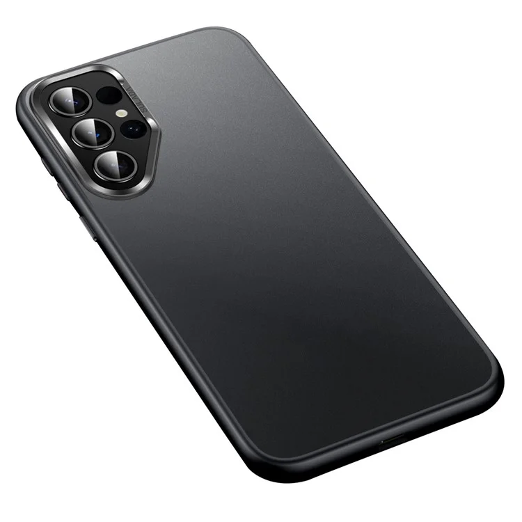 Capa para Samsung Galaxy S25 Ultra da SULADA, em PC+TPU, à prova de choques, com acabamento fosco - Preta
