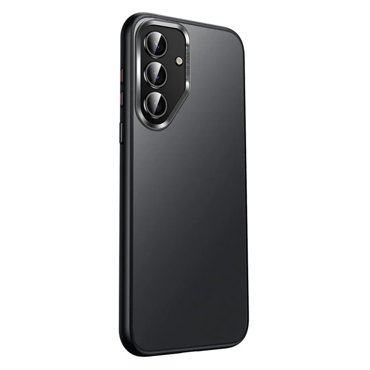 Capa para Samsung Galaxy S25 Ultra da SULADA, em PC+TPU, à prova de choques, com acabamento fosco - Preta