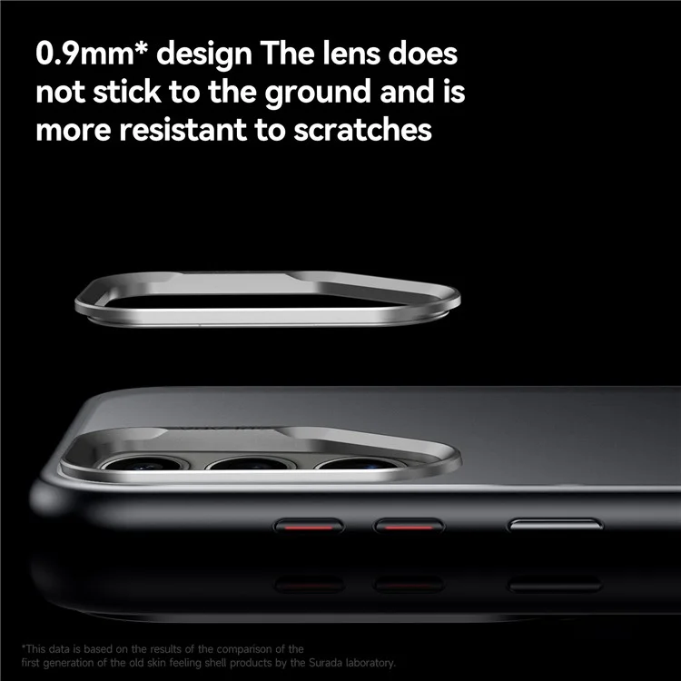 Capa para Samsung Galaxy S25 SULADA, PC+TPU, à prova de choque, fosca, proteção de telefone - Preta