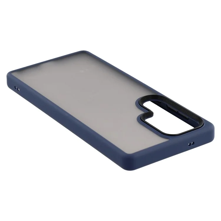 Custodia per Samsung Galaxy S25 Ultra Skin Touch Opaca Anti-Graffio PC + TPU Copertura Posteriore del Telefono - Zaffiro