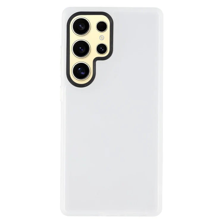 For Samsung Galaxy S25 Ultra Case Skin Touch Matte Anti-Scratch PC + TPU Phone Back Cover - Transparent