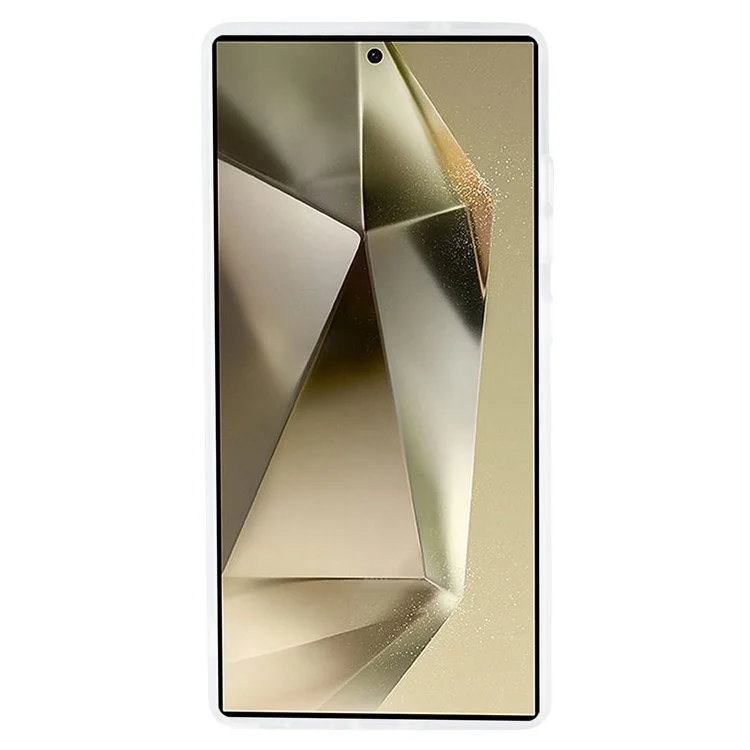 For Samsung Galaxy S25 Ultra Case Skin Touch Matte Anti-Scratch PC + TPU Phone Back Cover - Transparent