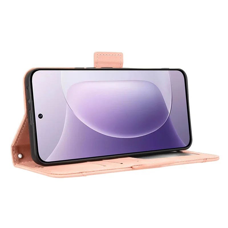 For Honor 300 Leder Handy Geldbörse mit mehreren Kartenfächern - Pink
