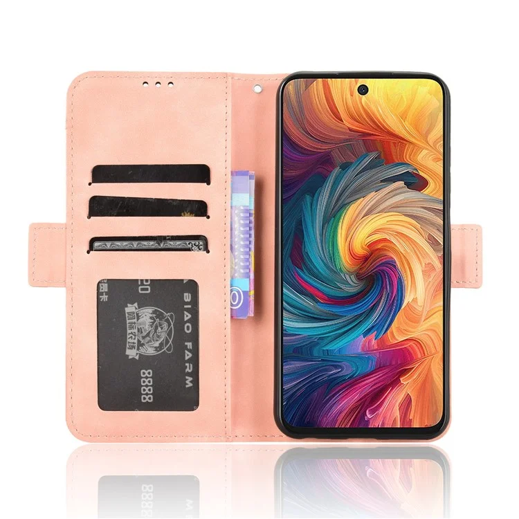 Étui en cuir pour ZTE Blade V70 / nubia V70 avec porte-cartes multiples - Rose