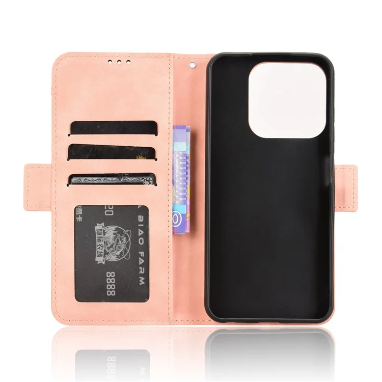 Étui en cuir pour ZTE Blade V70 / nubia V70 avec porte-cartes multiples - Rose