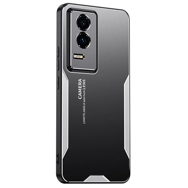 For Honor GT Phone Case Aluminium Alloy TPU PC Back Cover - Silver