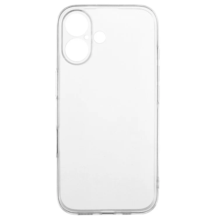 Coque pour iPhone 16 Plus UNITHIN Ultra fine 0,7 mm, en TPU transparent anti-chute, avec découpes précises