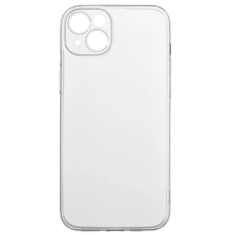 UNITHIN Funda para iPhone 14 Plus Ultrafina de 0,7 mm Cubierta de teléfono antideslizante de TPU transparente con recortes precisos