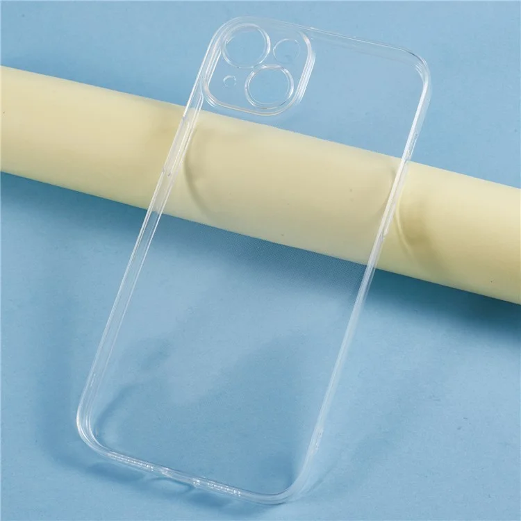 UNITHIN Funda para iPhone 14 Plus Ultrafina de 0,7 mm Cubierta de teléfono antideslizante de TPU transparente con recortes precisos