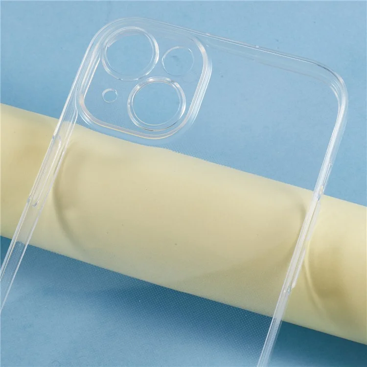 UNITHIN Funda para iPhone 14 Plus Ultrafina de 0,7 mm Cubierta de teléfono antideslizante de TPU transparente con recortes precisos