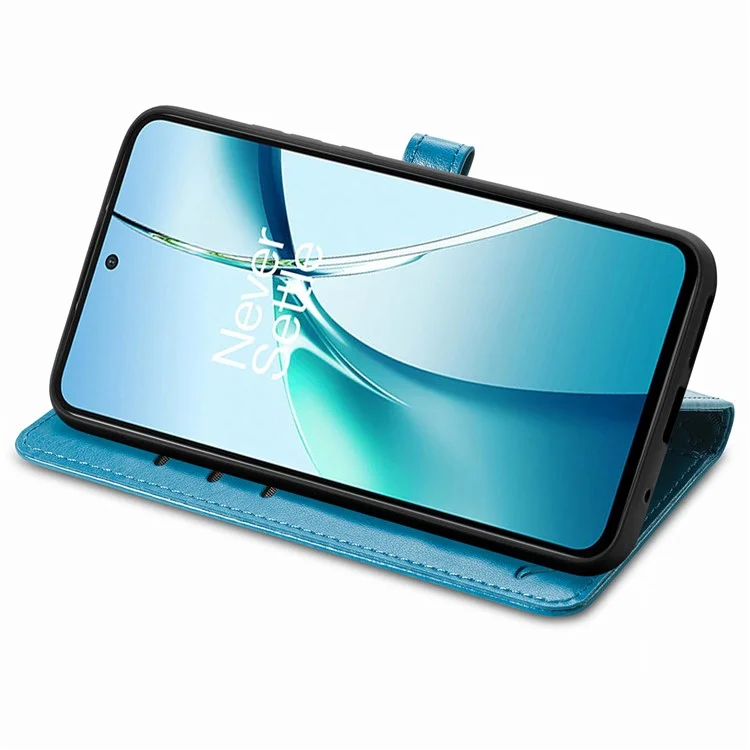 Чехол-книжка для Realme C75 из искусственной кожи с милым рисунком кошки или собаки - синий