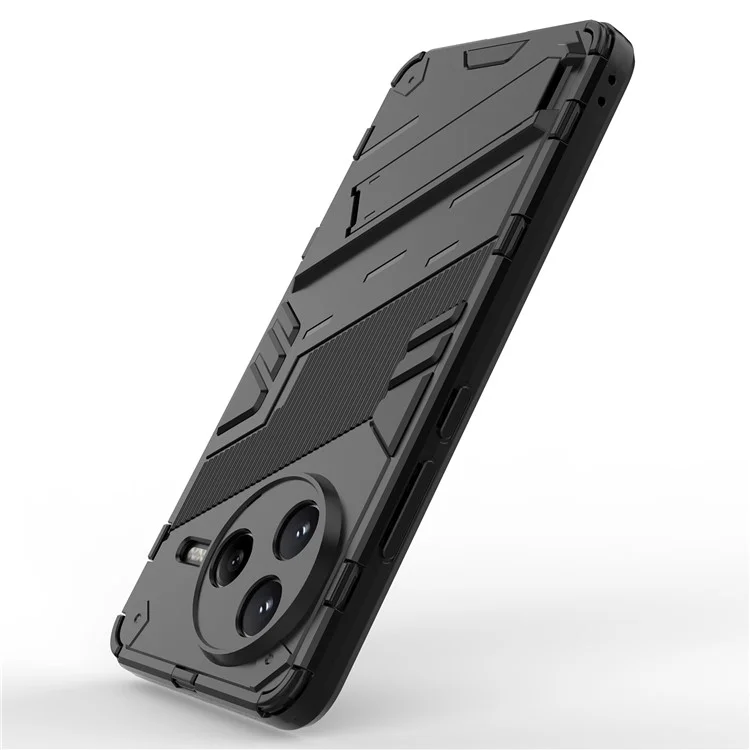 Cover per Xiaomi Poco F7 Pro 5G / Redmi K80 5G - Custodia Antiurto PC + TPU con Supporto - Nero