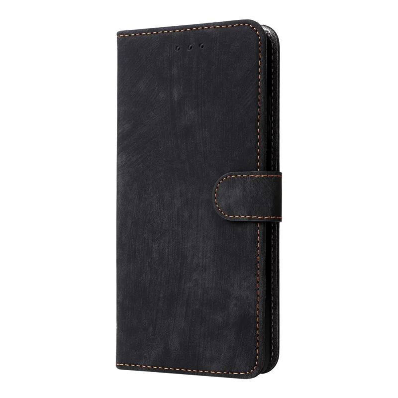 Wallet Case For ZTE Blade V70 Design  /  nubia V70 Design  /  Blade V70 Vita RFID Blocking PU Leather Cover Stand View - Black