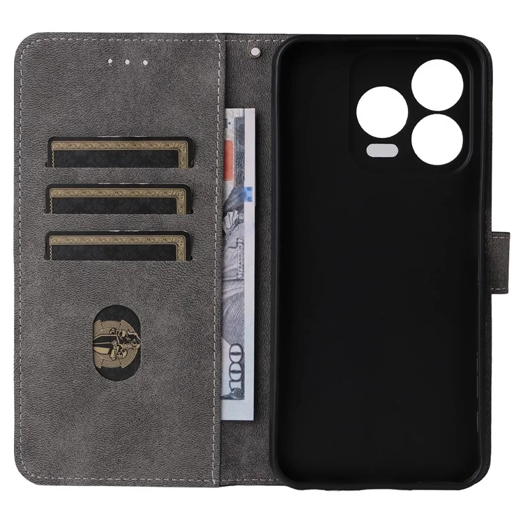 Wallet Case For ZTE Blade V70 Design  /  nubia V70 Design  /  Blade V70 Vita RFID Blocking PU Leather Cover Stand View - Blue