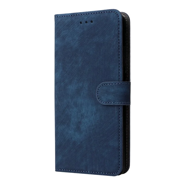 Wallet Case For ZTE Blade V70 Design  /  nubia V70 Design  /  Blade V70 Vita RFID Blocking PU Leather Cover Stand View - Blue