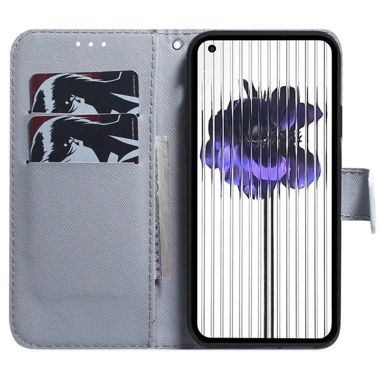 Pattern Printing Phone Cover for Nothing phone (1) 5G, Magnetic Clasp Full Protection PU Leather Stand Wallet Case - Pug