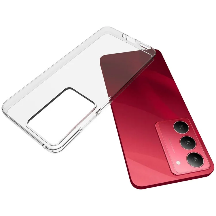 Masseneinkauf für Realme 14x 5G / V60 Pro 5G Klares Handyhülle Wasserbeständige TPU-Rückabdeckung