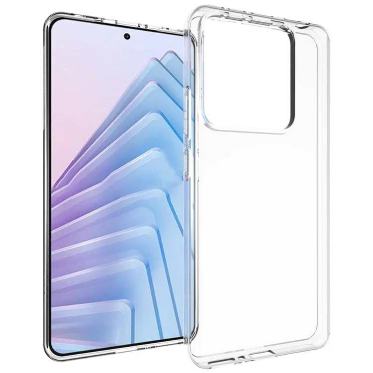 Für Xiaomi Poco M7 Pro 5G Klare Handyhülle Wassermarke-beständige TPU-Rückseite