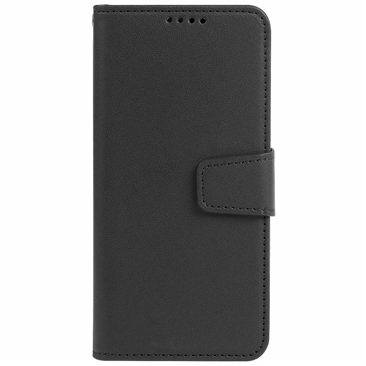 Capa para iPhone 16 Plus Destacável 2 em 1 Couro PU Carteira Capa de Telefone - Preta