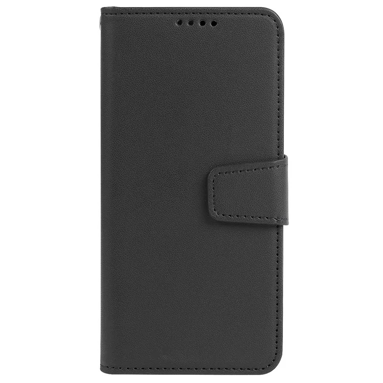 Für iPhone 16 Hülle abnehmbar 2 in 1 PU-Leder Geldbörse Handyhülle - Schwarz
