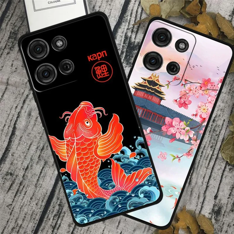 For Motorola Moto G75 5G Case Pattern Printing Anti-Scratch TPU Phone Cover - Soaring Skyward