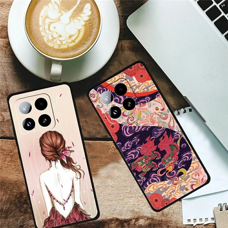 Capa para Xiaomi 15 Pro com estampa e TPU macio - Borboleta esplêndida