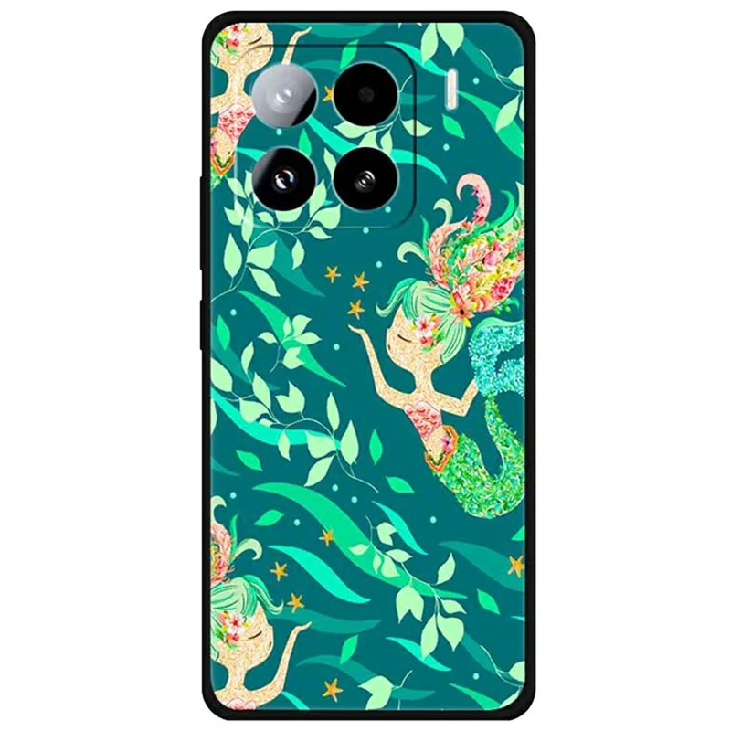 For Xiaomi 15 Pro Case Pattern Printing Soft TPU Cell Phone Cover - Beauty Fish