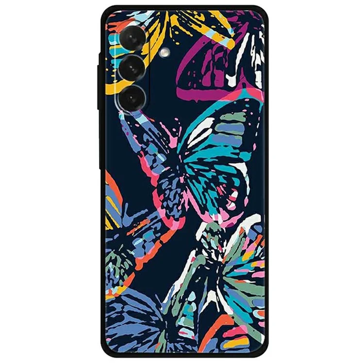 Coque pour Samsung Galaxy A26 5G avec motif imprimé, en TPU souple - Papillon splendide